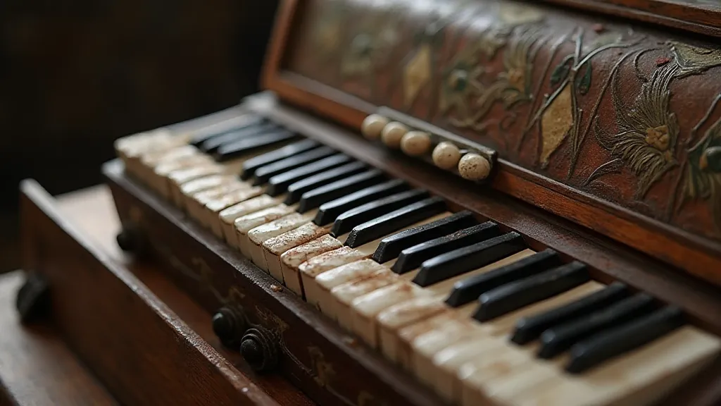 Antique Accordion Detail