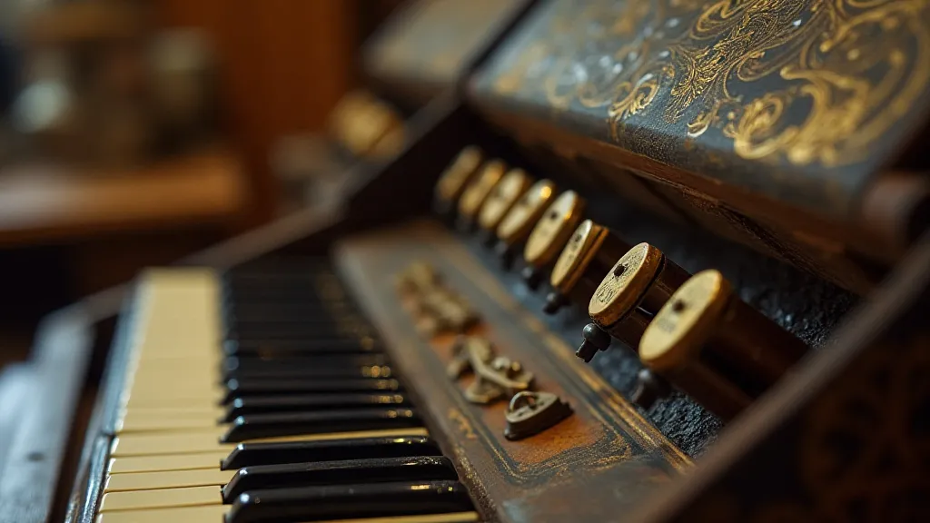 Antique accordion mechanism