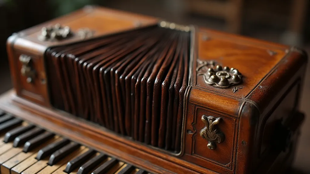 Restored antique accordion