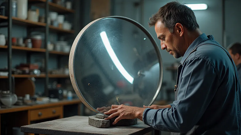 Telescope mirror polishing
