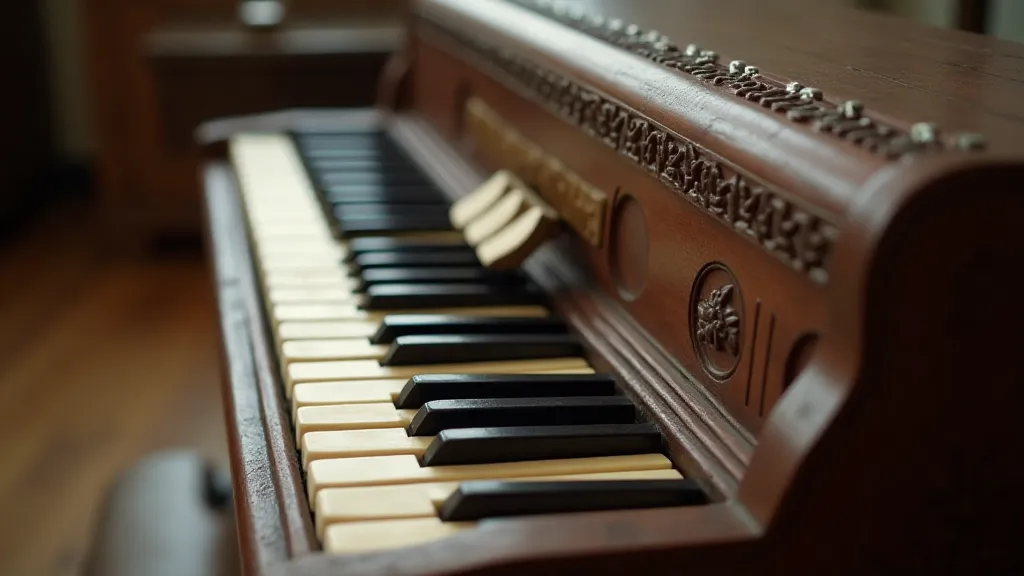 Vintage accordion detail
